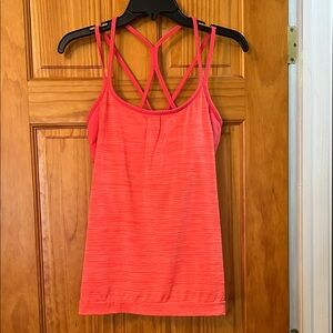 Coral Strappy Tank Top
